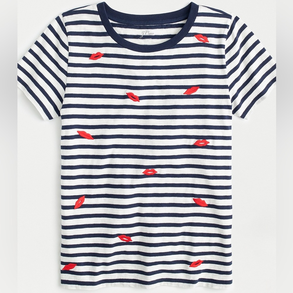 J. Crew Lips T-Shirt